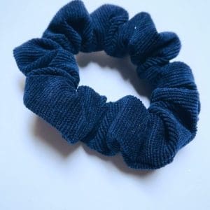 Soussou Scrunchy | Dark Blue Κοτλέ