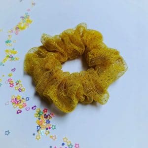 Soussou Scrunchy | Golden Glitter