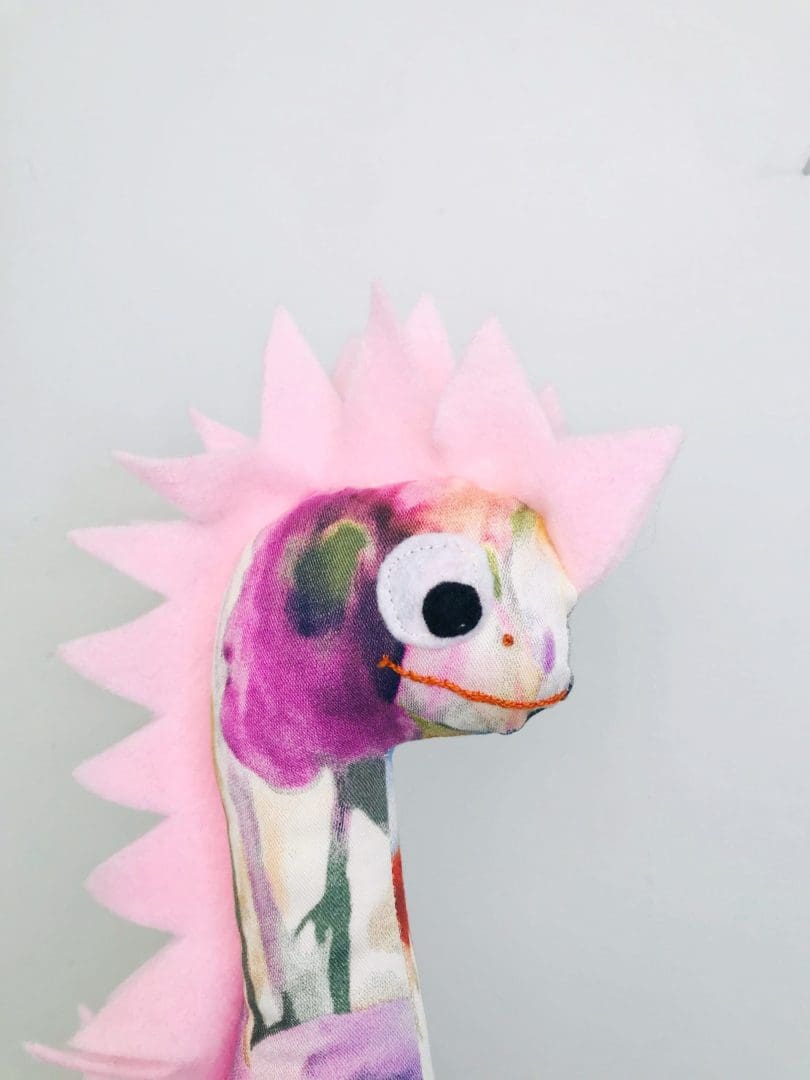 Dino Nino Mini | Watercolor Ροζ Χαίτη - Image 2