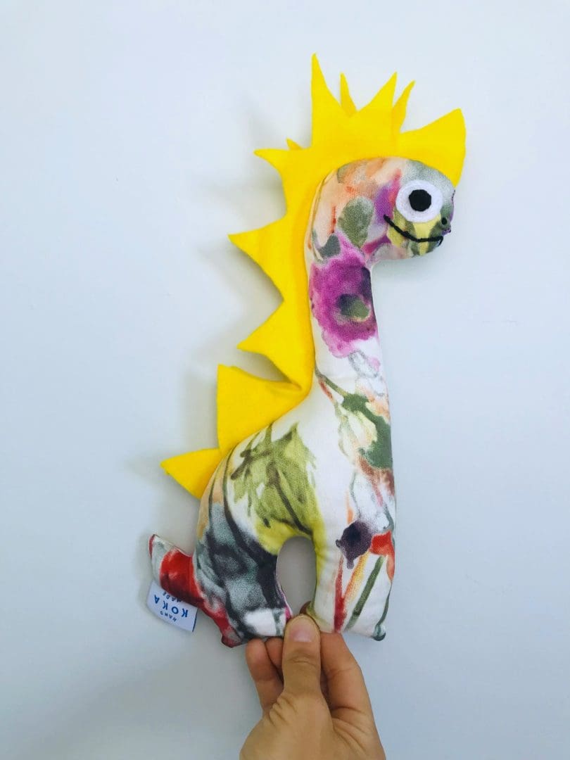 Dino Nino Mini | Watercolor Κίτρινη Χαίτη