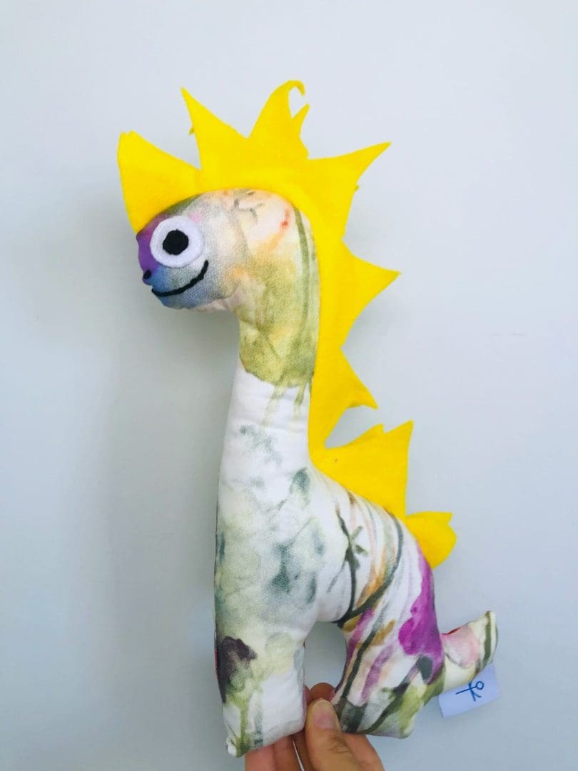 Dino Nino Mini | Watercolor Κίτρινη Χαίτη - Image 3