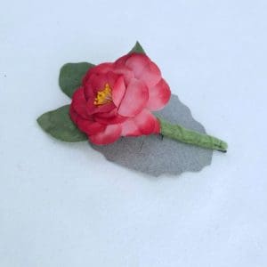 Floral Snap Clips | Ροζ Γαρδένια