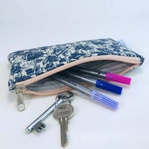 Leftover Lovers Pouch | French Blue Flowers
