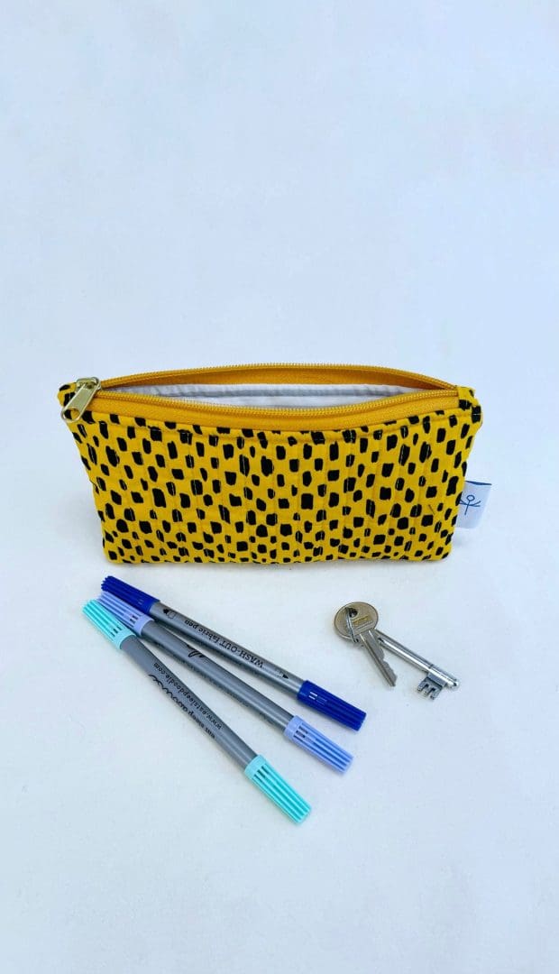 Leftover Lovers Pouch | Yellow Leopard - Image 3