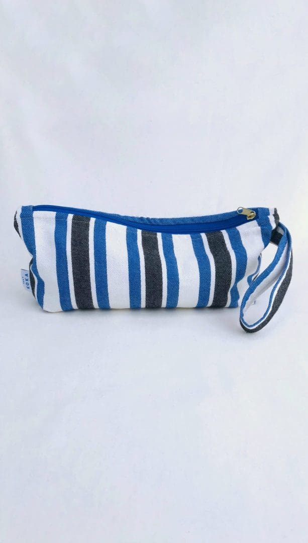 Loop Lovers Bag | Blue, White & Black Stripes - Image 4