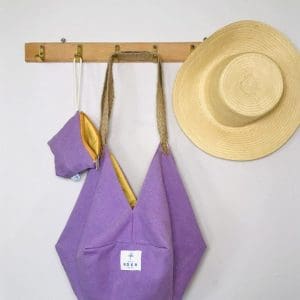 Origami Tote Bag | Purple