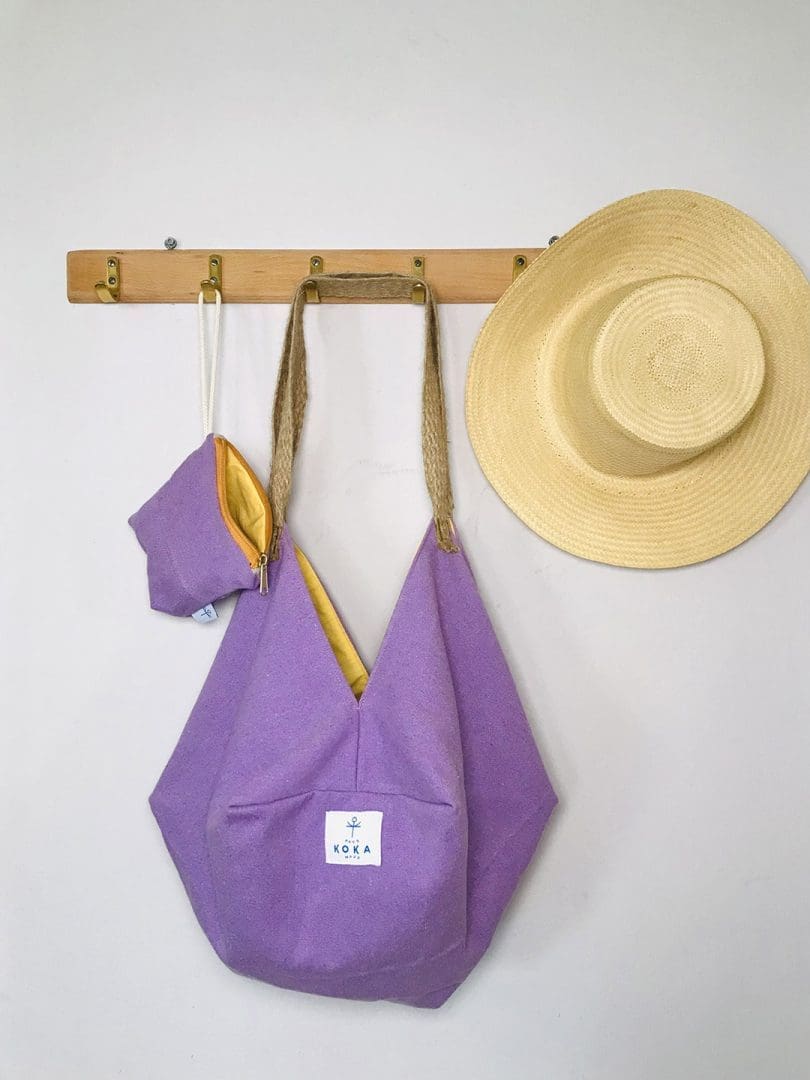 Origami Tote Bag | Purple