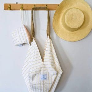 Origami Tote Bag | Lollipop Stripes