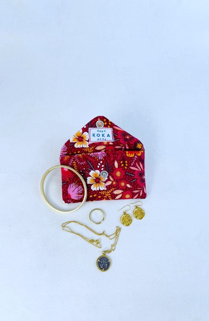 Pocket Lovers Pouch | Bordeaux Garden - Image 3