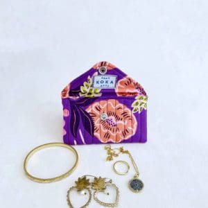 Pocket Lovers Pouch | Purple Garden