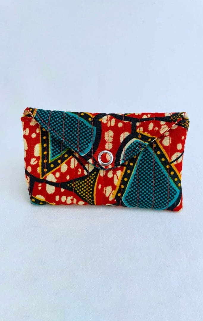 Pocket Lovers Pouch | Africa Block Print - Image 5