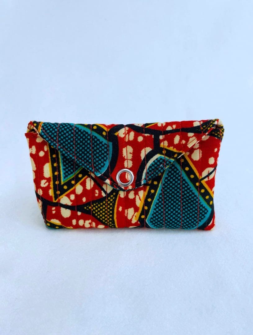 Pocket Lovers Pouch | Africa Block Print - Image 4