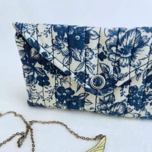 Pocket Lovers Pouch | French Blue Flowers