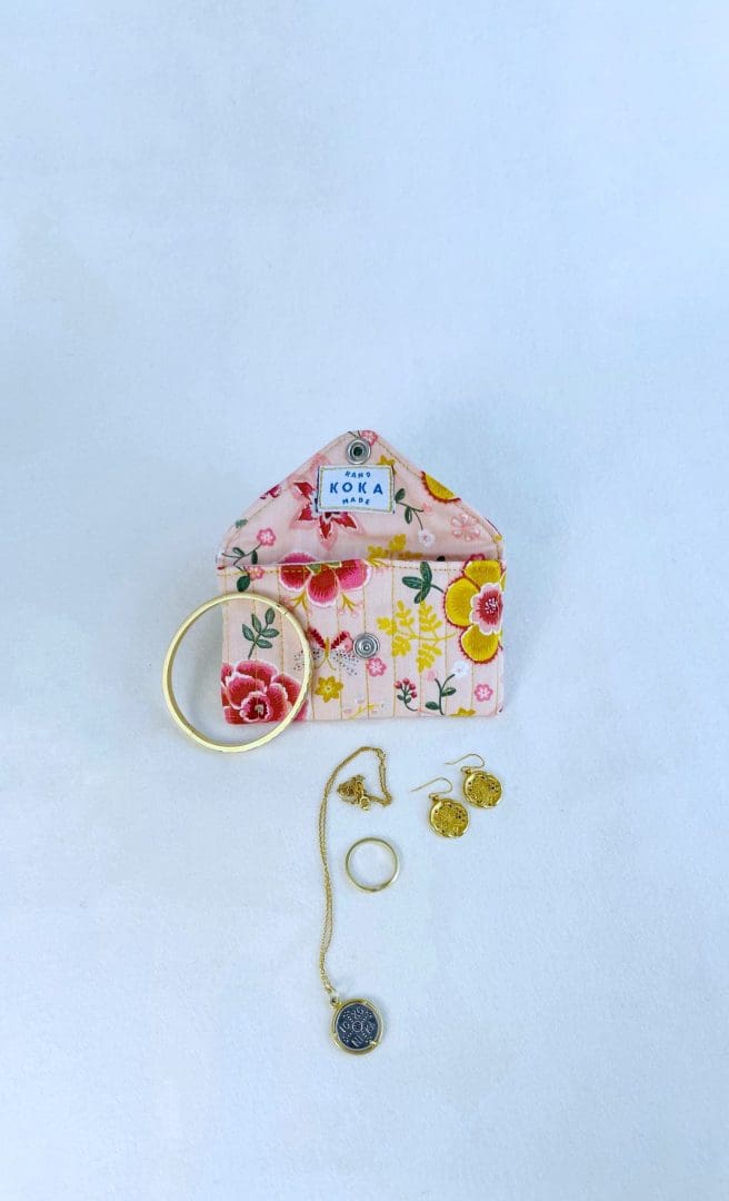 Pocket Lovers Pouch | Pink Cherry Blossoms