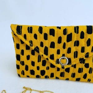 Pocket Lovers Pouch | Yellow Leopard