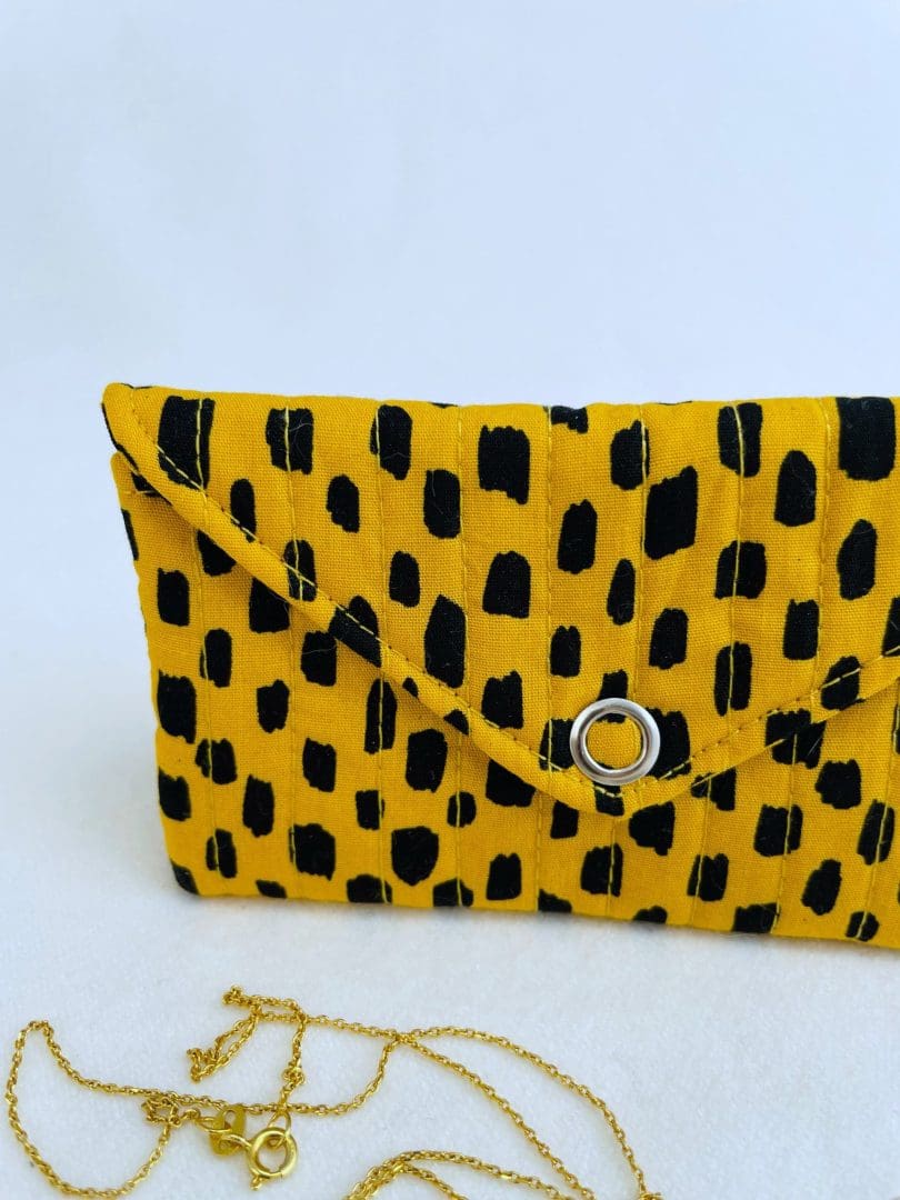 Pocket Lovers Pouch | Yellow Leopard