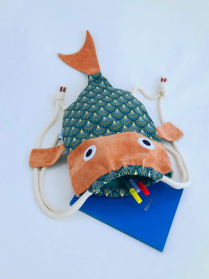 Seasea Βackpack | Green & Cinnamon - Image 4