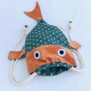 Seasea Βackpack | Green & Cinnamon