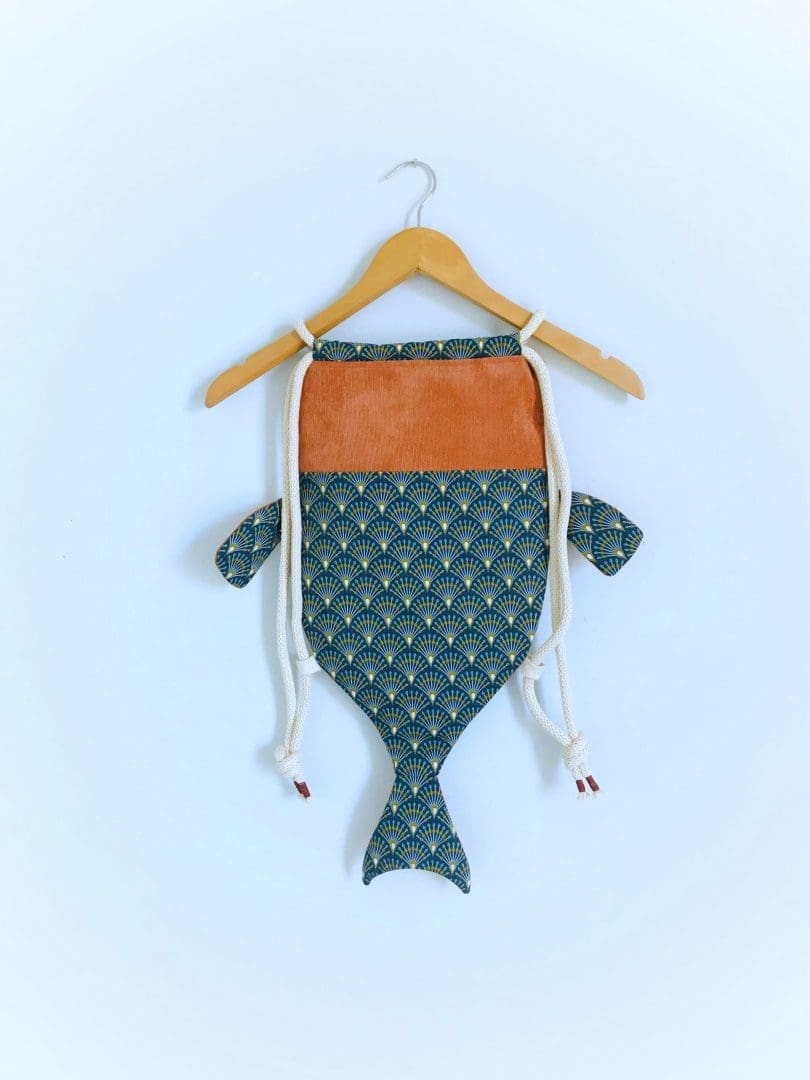 Seasea Βackpack | Green & Cinnamon - Image 6