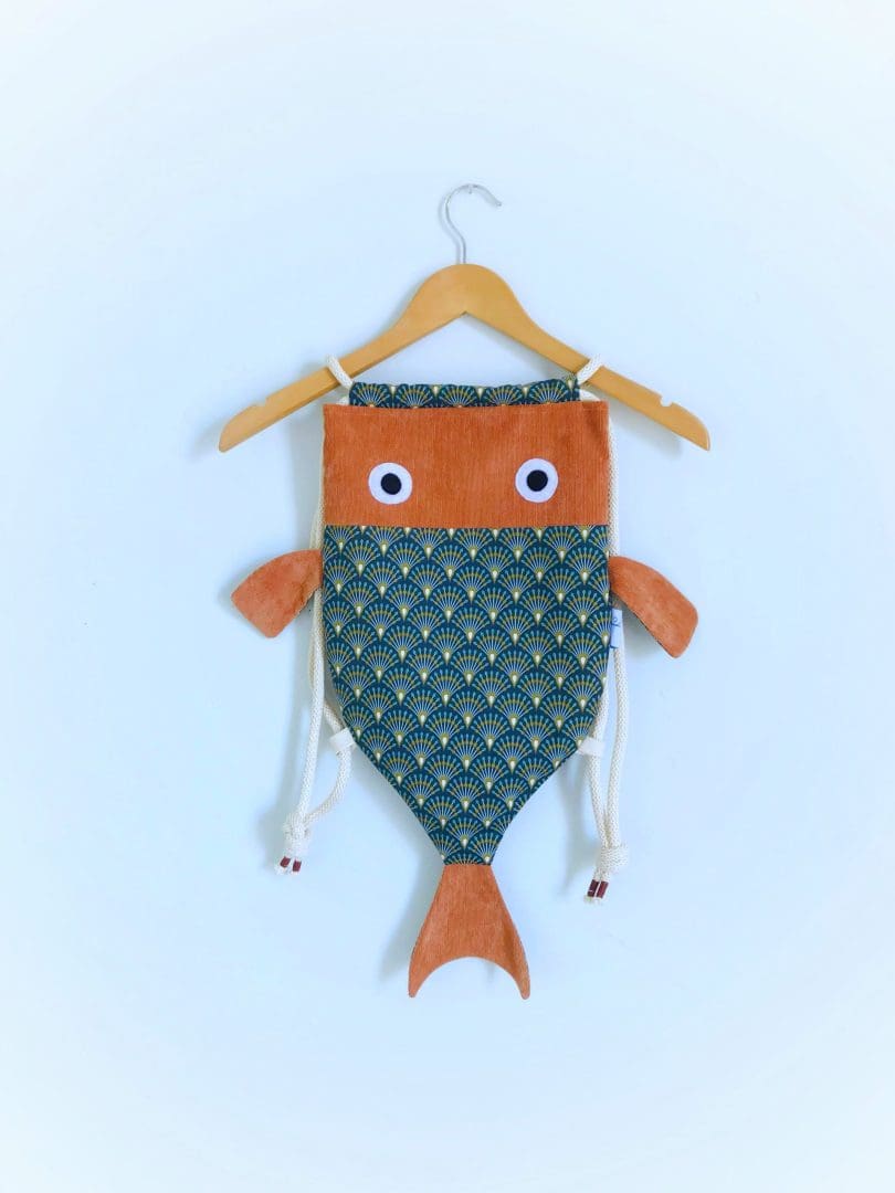 Seasea Βackpack | Green & Cinnamon - Image 5