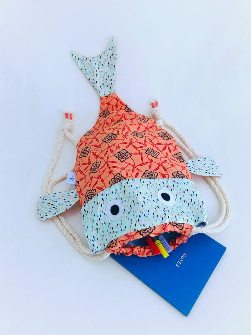 Seasea Βackpack | Salmon & Mint - Image 3