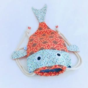 Seasea Βackpack | Salmon & Mint