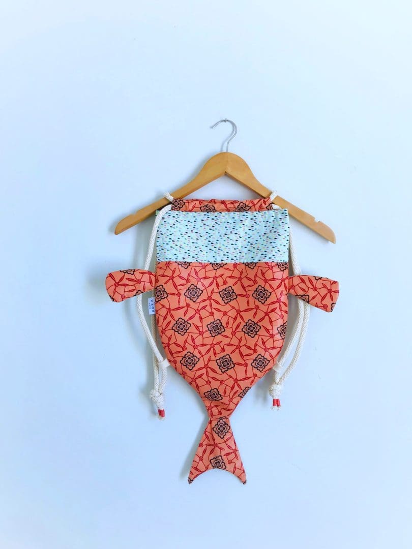 Seasea Βackpack | Salmon & Mint - Image 2