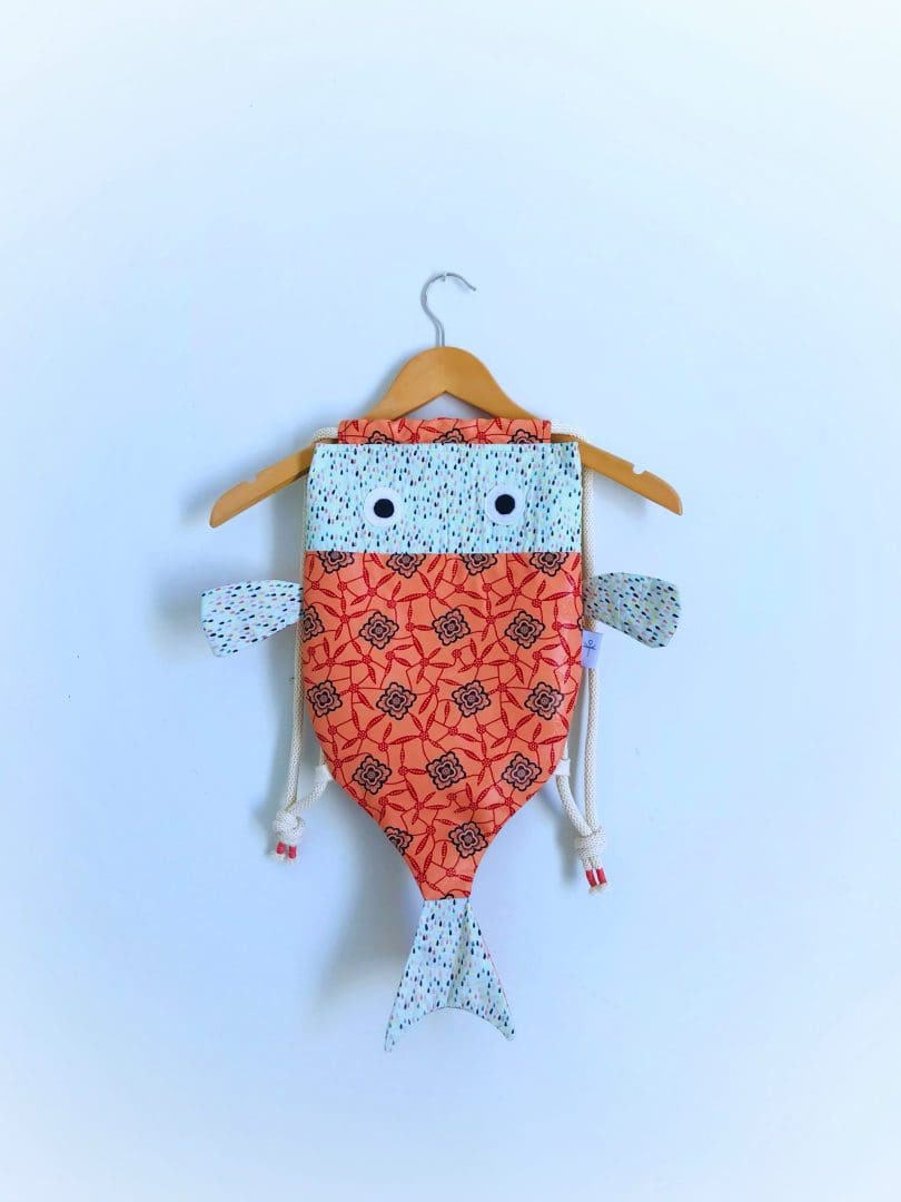 Seasea Βackpack | Salmon & Mint - Image 5