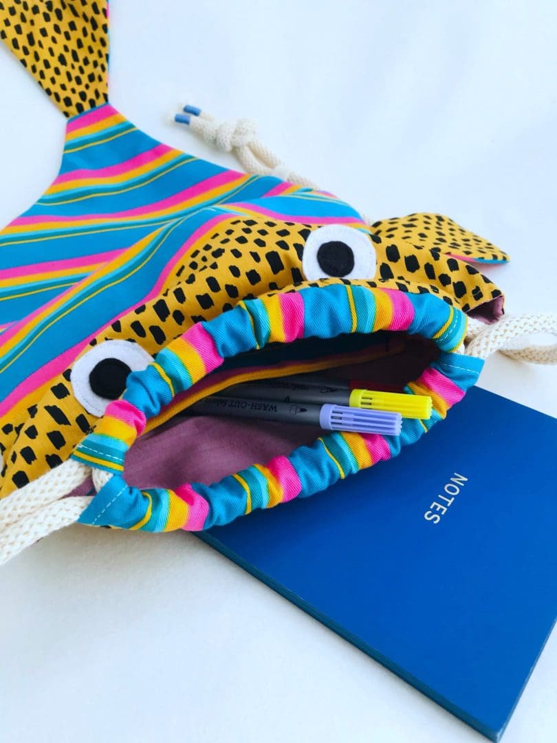 Seasea Βackpack | Stripes & Leopard - Image 2