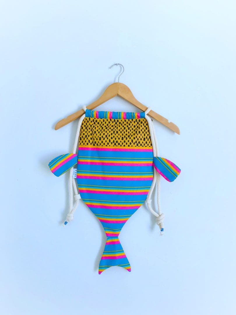 Seasea Βackpack | Stripes & Leopard - Image 4