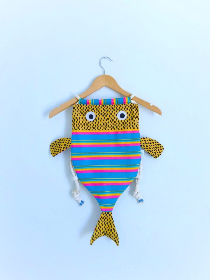 Seasea Βackpack | Stripes & Leopard - Image 3