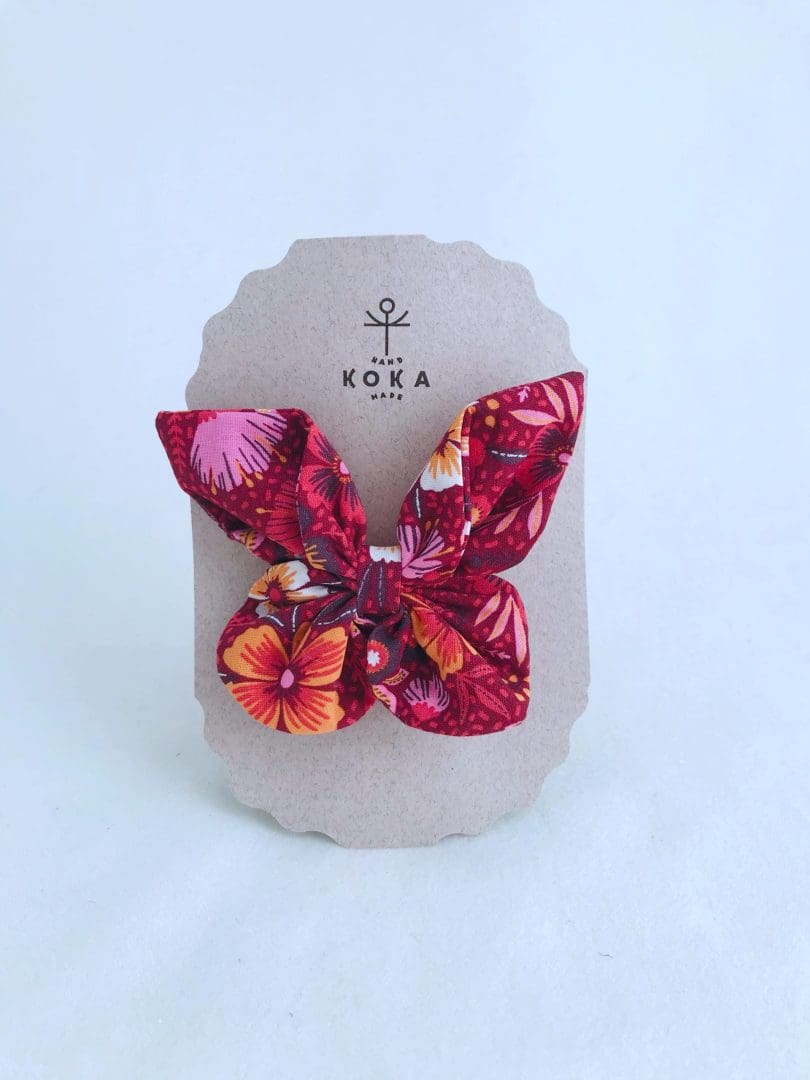 Butterfly Bow | Μπορντώ Κήπος - Image 2