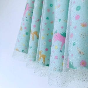 Φούστα Glitter Glam | Glitter unicorn μέντα