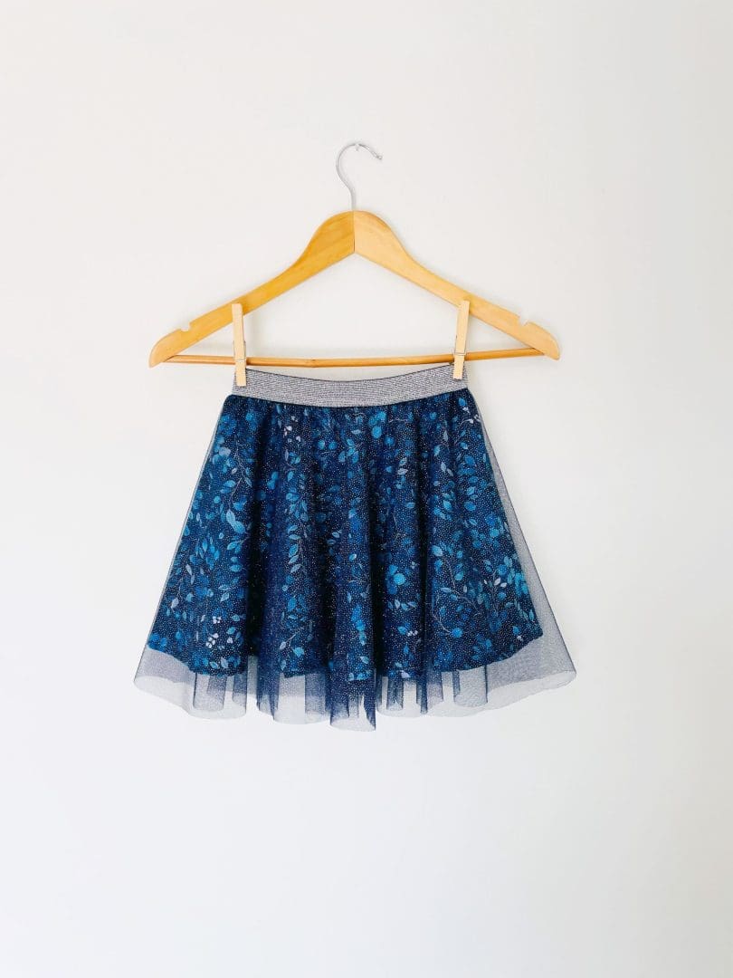Φούστα Glitter Glam | Μπλε κήπος νύχτα - Image 5