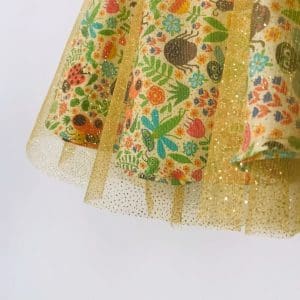 Φούστα Glitter Glam | Πασχαλίτσες μπεζ φόντο