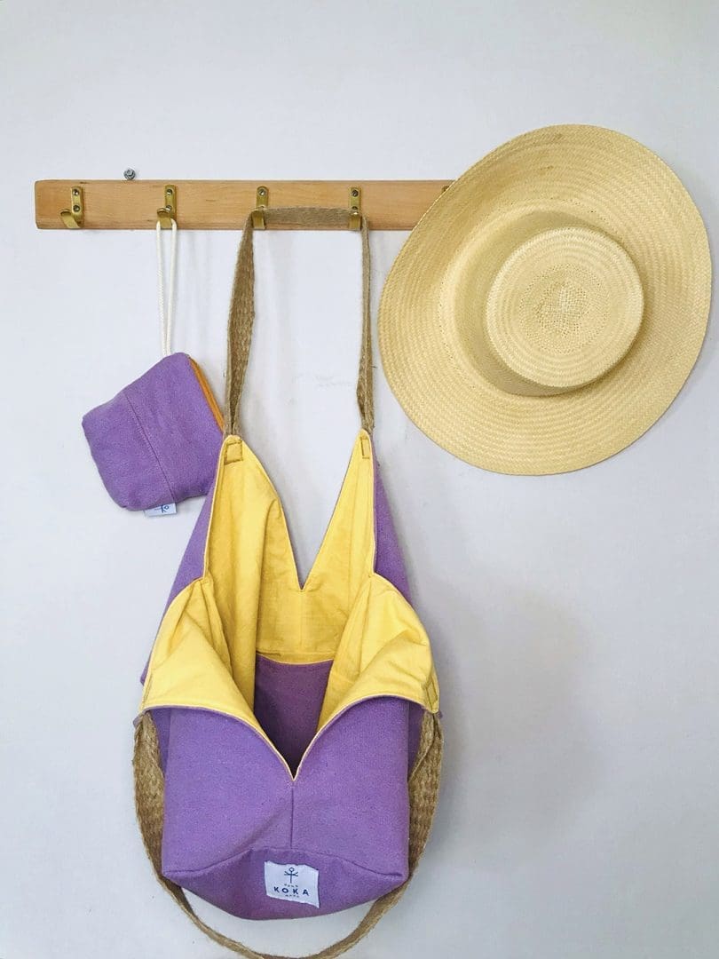 Origami Tote Bag | Purple - Image 6