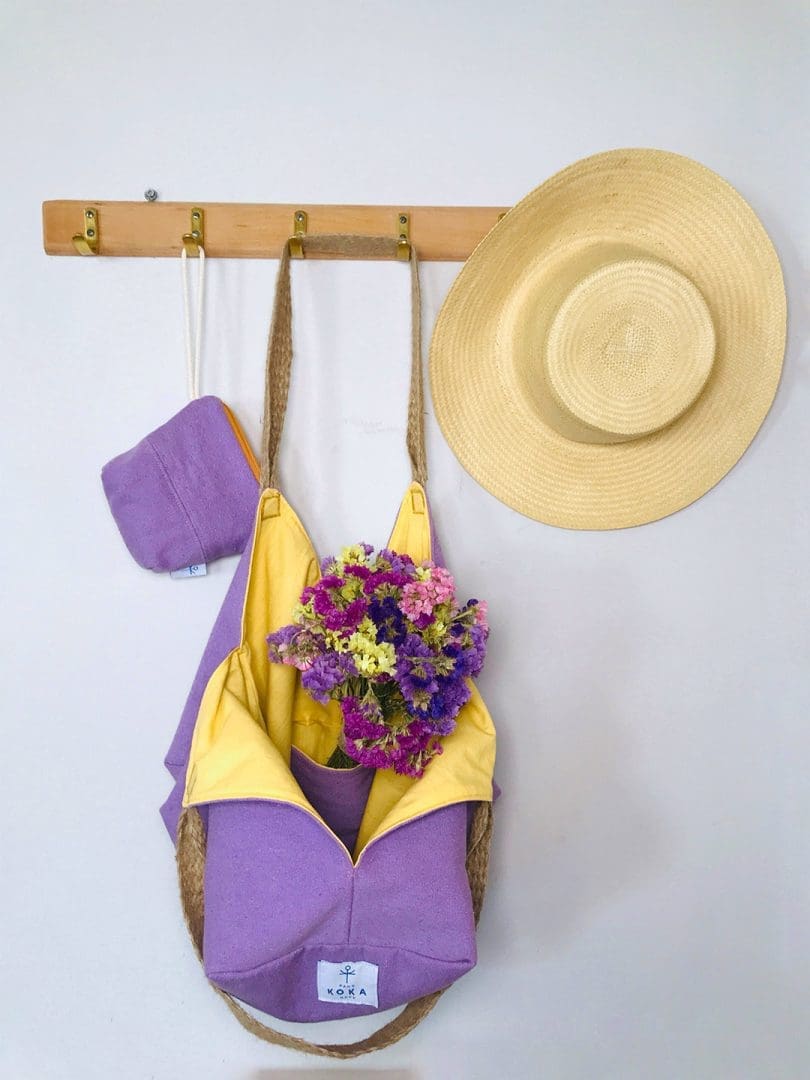 Origami Tote Bag | Purple - Image 5