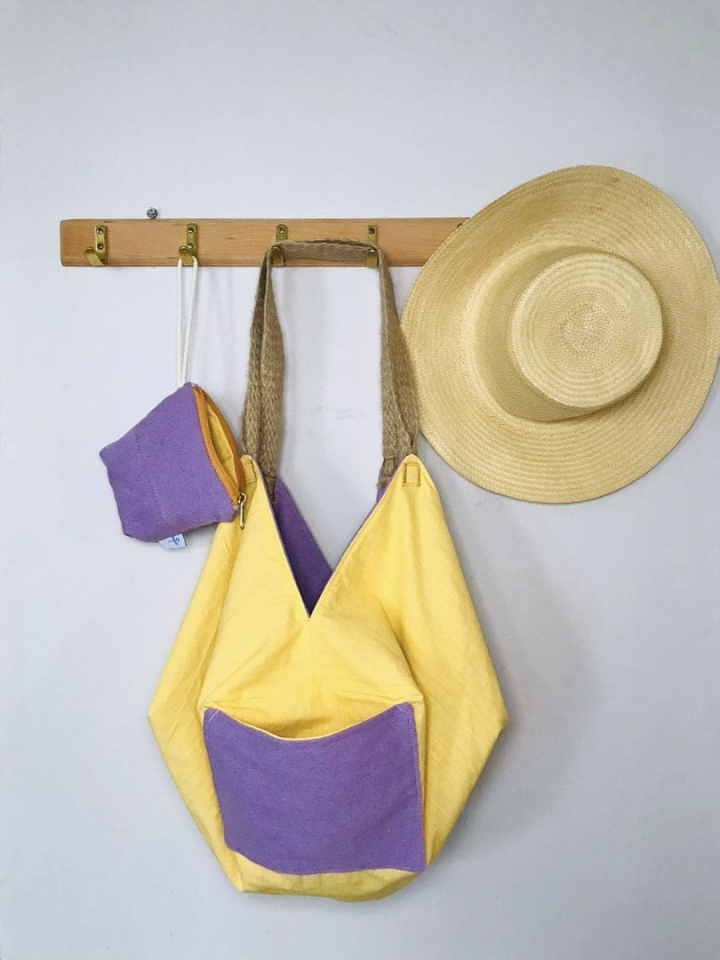 Origami Tote Bag | Purple - Image 4