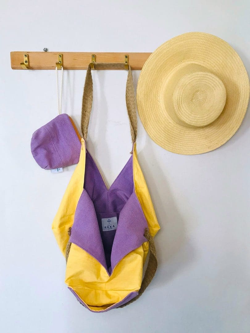 Origami Tote Bag | Purple - Image 3