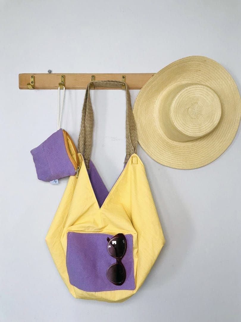 Origami Tote Bag | Purple - Image 2