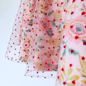 Φούστα Glitter Glam | Ροζ κήπος