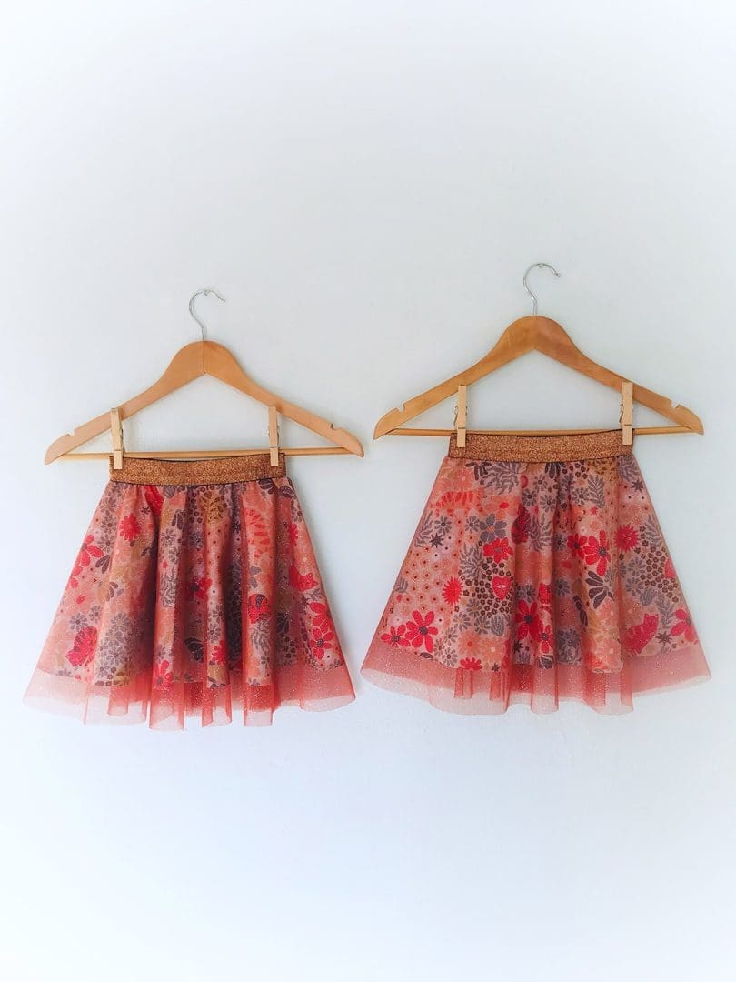 Φούστα Glitter Glam | Γάτες σε μπεζ φόντο - Image 4