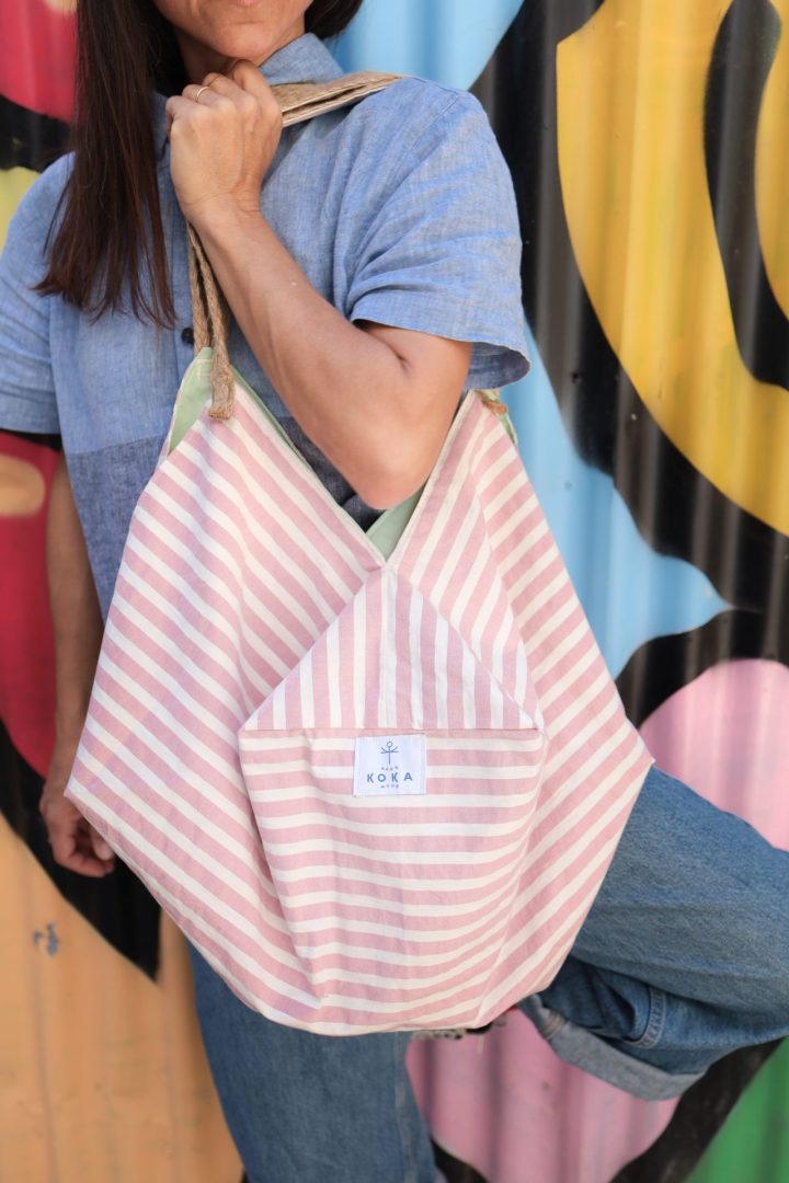 Origami Tote Bag | Crema