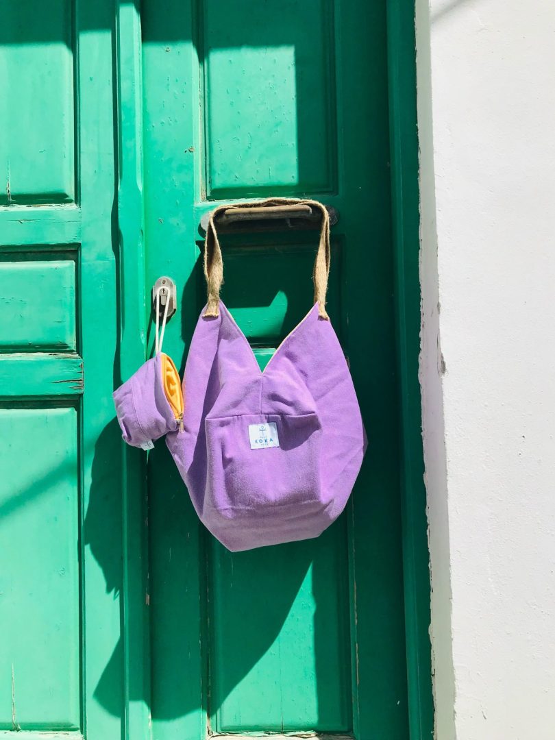 Origami Tote Bag | Purple